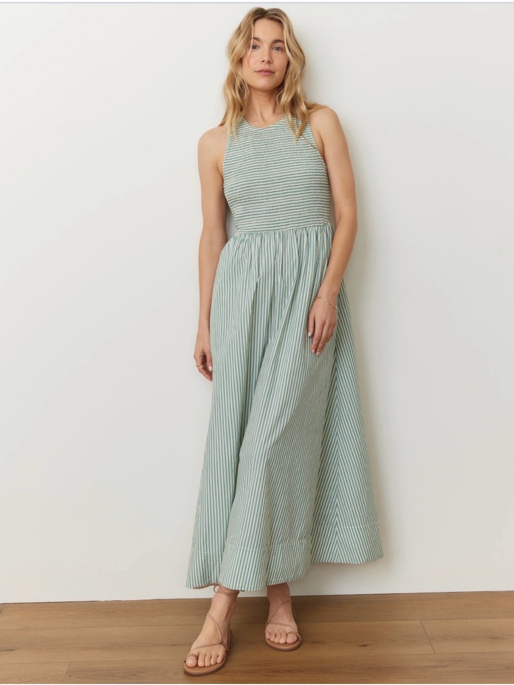 Marine Layer Darcy Poplin Smocked Dress